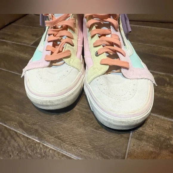 Vans Sk8-Hi Reissue CAP Pastel Multi-Color womens 10 - Picture 13 of 16